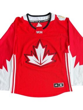 Team Canada WCH 2016 Adidas Hockey Fan Wear Slim Fit Jersey Size: M